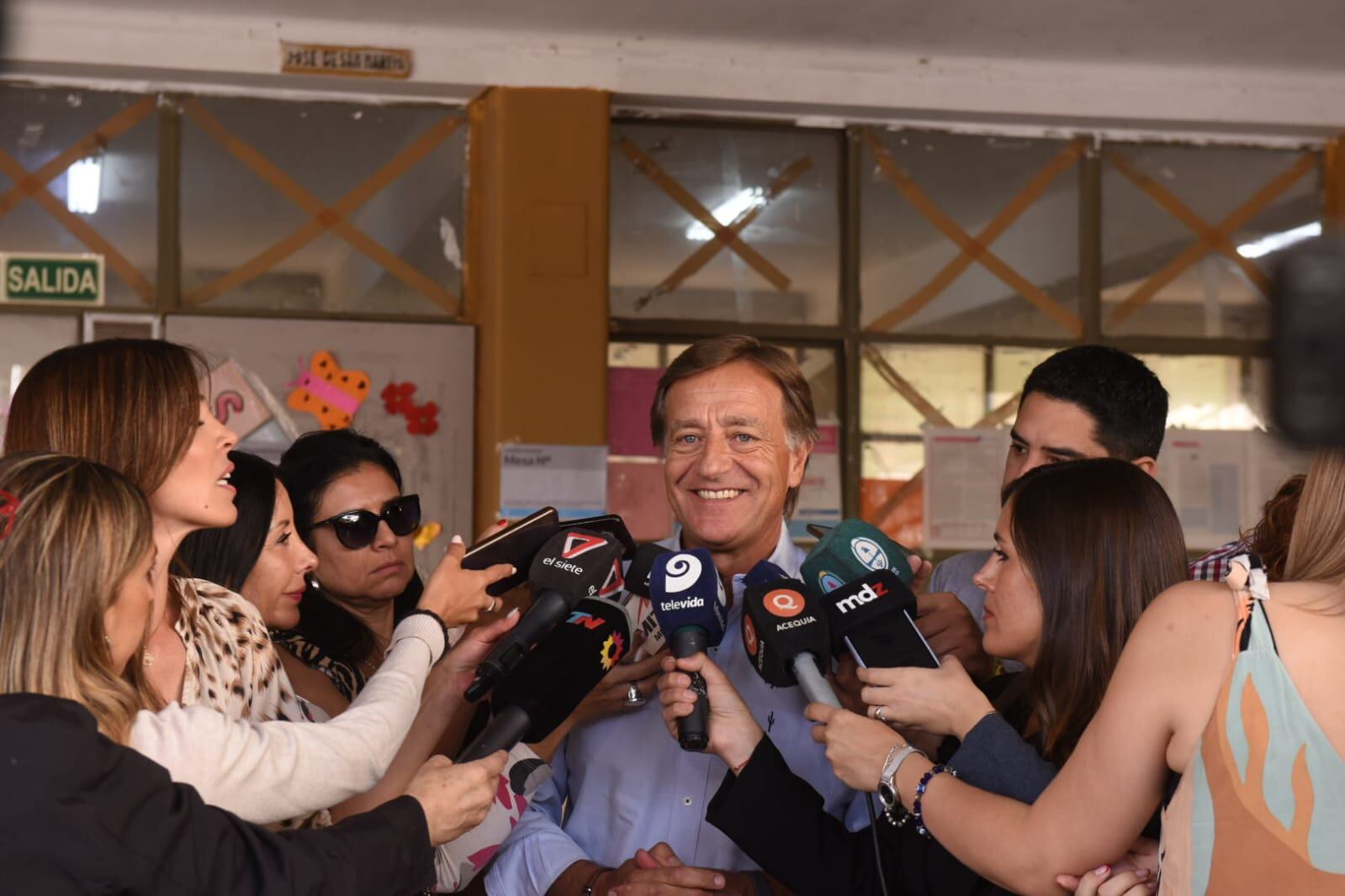 Rodolfo Suarez reconoció que decidió su voto recién dentro del cuarto oscuro. Foto: Gobierno de Mendoza