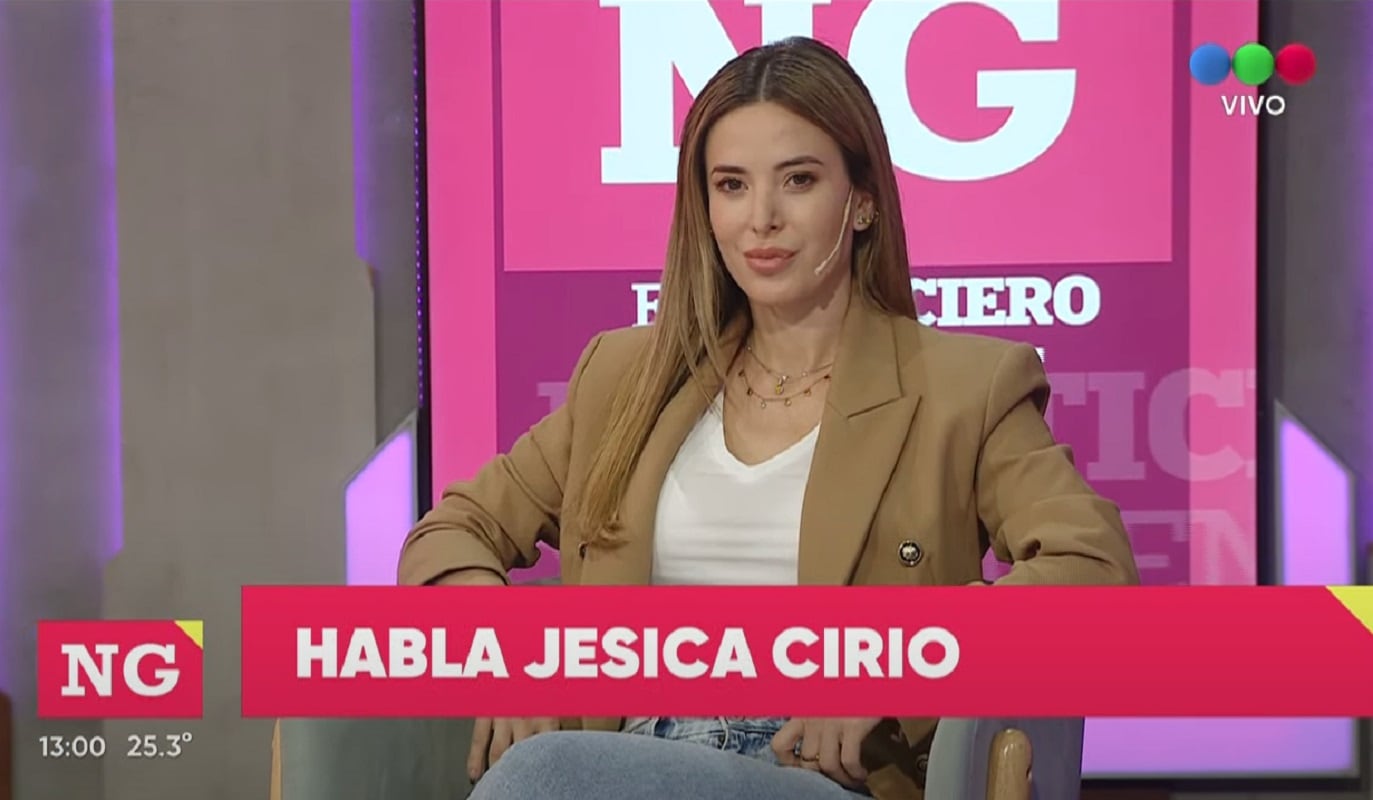 Jésica Cirio habla en Telefe del escándalo con Martín Insaurralde y Sofía Clérici