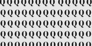 ¿ podés encontrar la letra O entre todas las Q en menos de 10 segundos?
