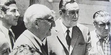 Arturo Frondizi y Juan Domingo Perón