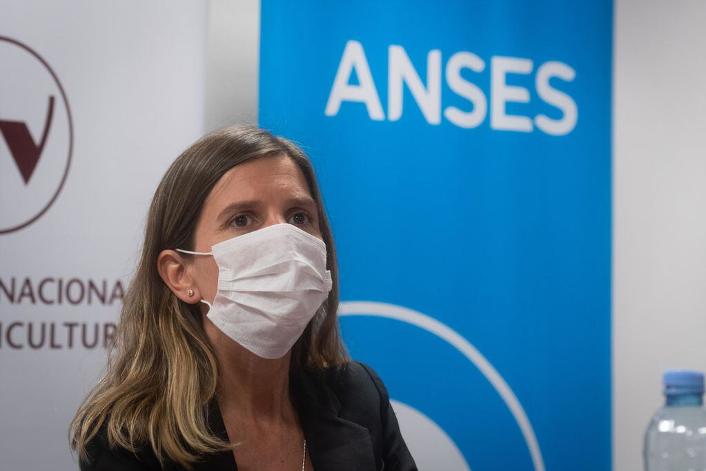 La Directora Ejecutiva de ANSES, Fernanda Raverta.