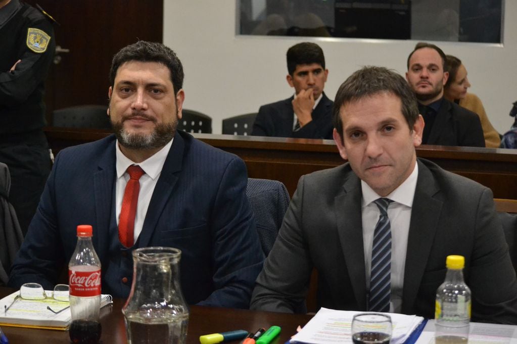 Cristian Vaira Leyton y Agustín Magadalena, defensores de la ex mujer de Cacho Garay