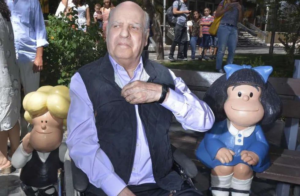 Este 17 de julio de 2023 se cumplen 91 años del nacimiento de Quino, el padre de Mafalda - Foto: Orlando Pelichotti / Los Andes