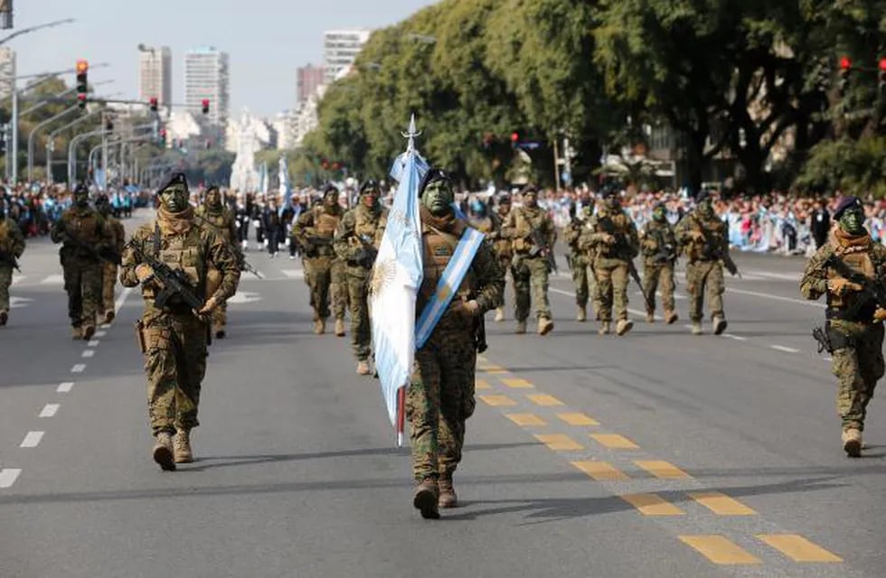 Desfile de las Fuerzas Armadas.
