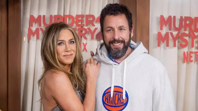 La buena amistad de Jennifer Aniston y Adam Sandler.