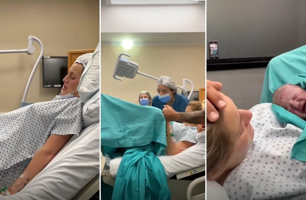 Mica Viciconte y Fabián Cubero compartieron un emotivo video sobre el momento del parto de Luca.