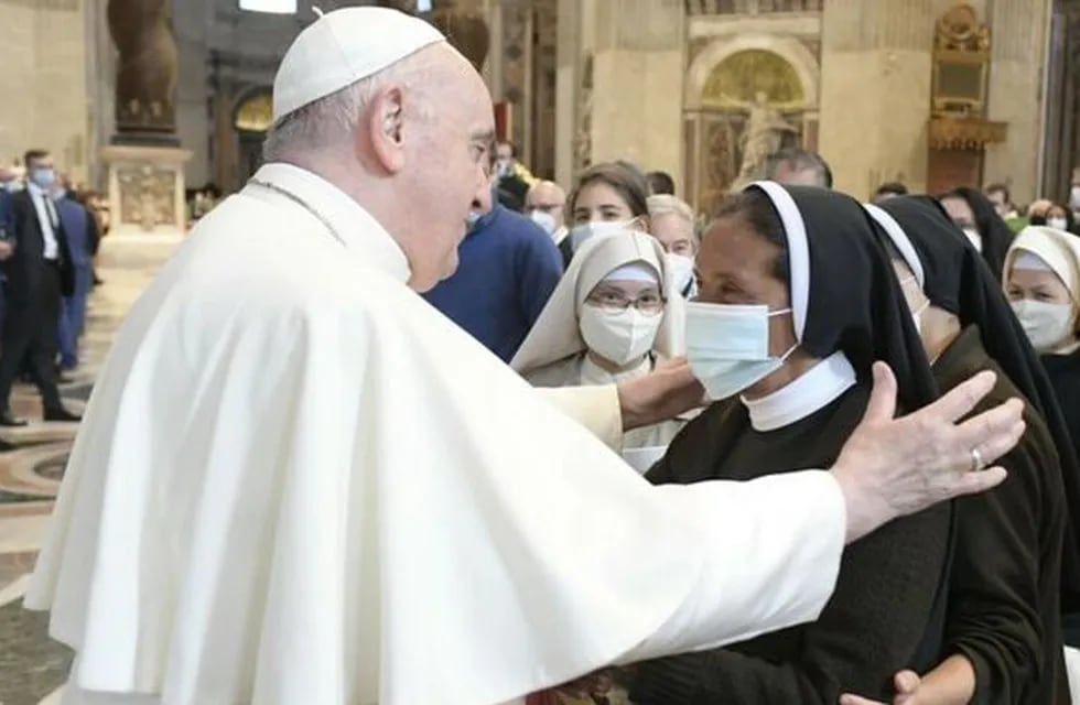 El Papa Francisco se encontró con la hermana Gloria Cecilia Narváez.