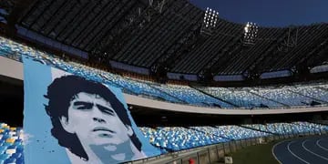 El estadio Diego Maradona en Napoli