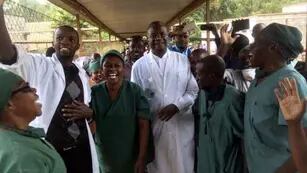 El ginecólogo congoleño Denis Mukwege y la iraquí Nadia Murad, recibieron el galardón y los U$S 990.000.