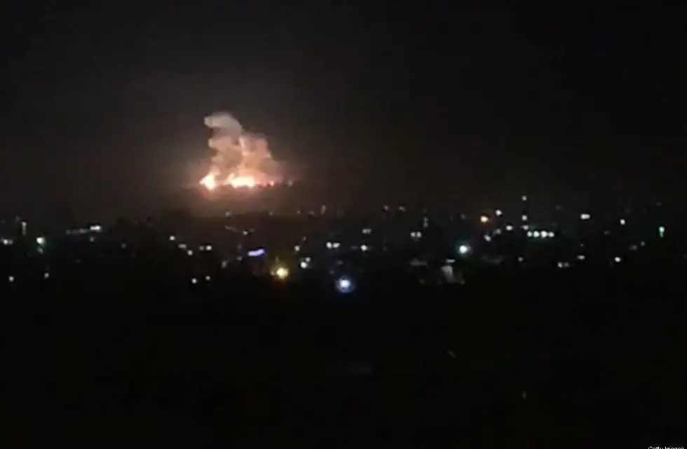 Abo Afsa, Siria, bombardeada por Israel