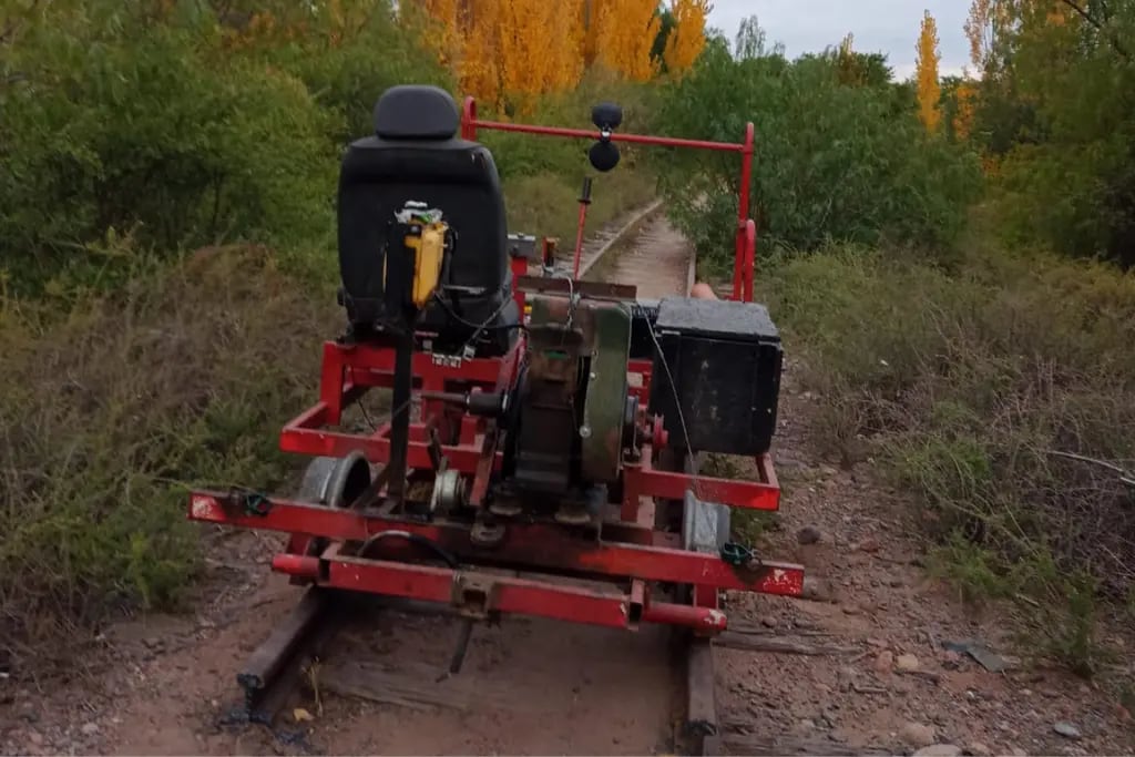 Robo de rieles y material ferroviario: cómo están las vías de Mendoza y cómo se controla su estado. Foto: Gentileza Ferrotur Andino