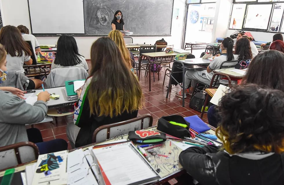 Las escuelas de Mendoza volverán a clases con presencialidad absoluta. Foto: Mariana Villa / Los Andes