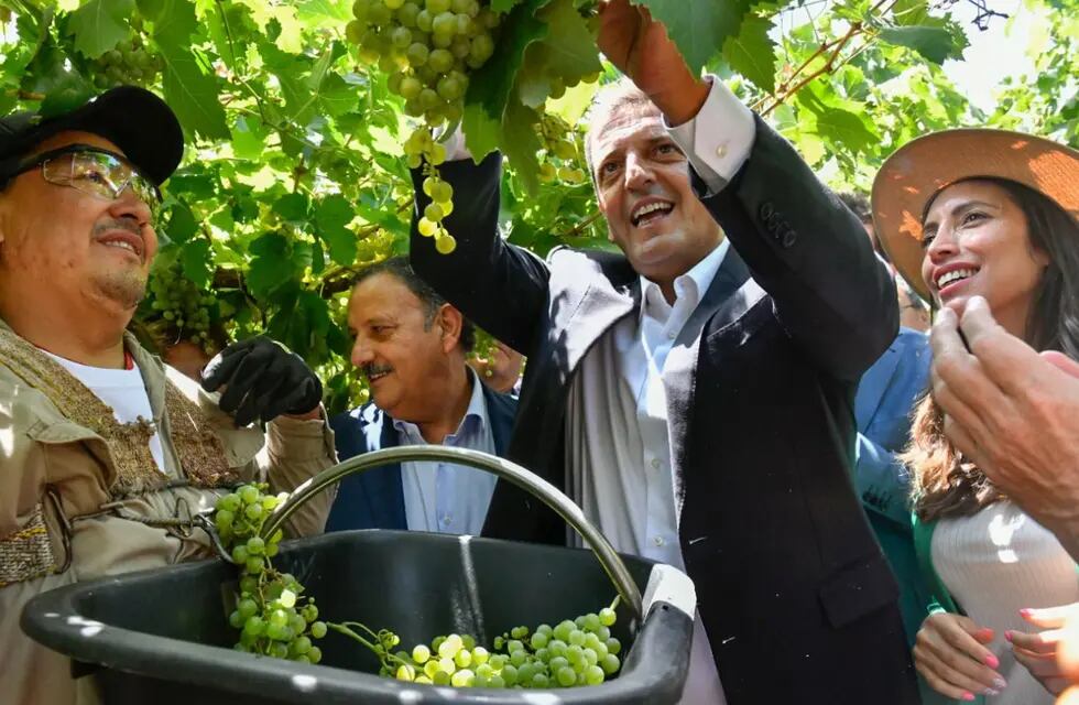 Massa habló de la posibilidad de importar uva para la producción vitivinícola - Gentileza