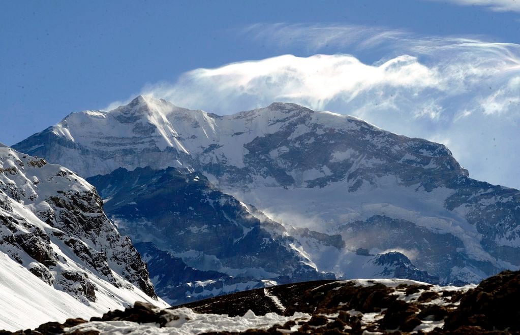 El imponente Cerro Aconcagua.
