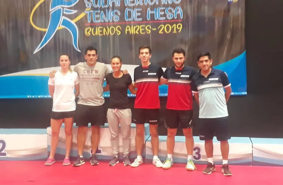 Mendoza brilló en el Sudamericano de tenis de mesa 