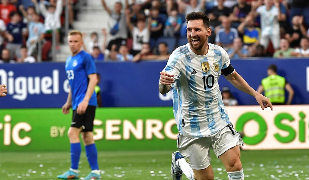 Messi Selección Argentina, convirtió cinco goles