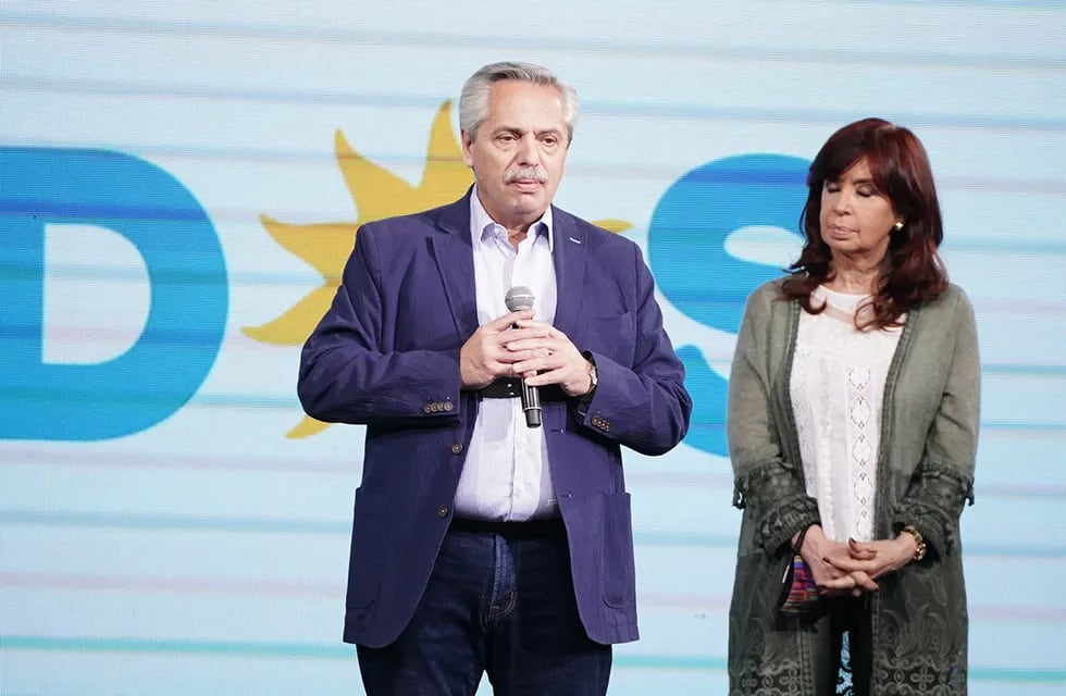 Alberto Fernández y Cristina Kirchner, el día de las derrota en las PASO.