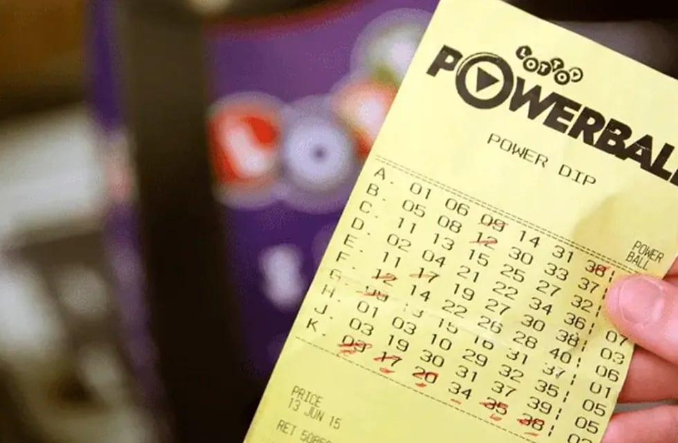Así se ven las boletas del juego de lotería "Powerball" en Nueva Zelanda. Foto: Crónica