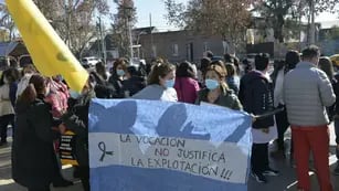 Protesta trabajadores de salud Mendoza