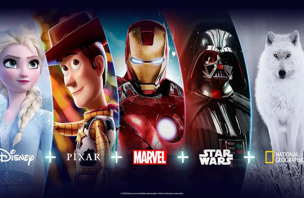 Desde noviembre, Disney+ será la casa exclusiva de contenidos de Disney, Pixar, Marvel, Star Wars y Nat Geo. / Prensa Disney