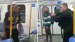 Tensión sobre el tren: un hincha de Boca sacó un cuchillo, amenazó a un policía y terminó detenido