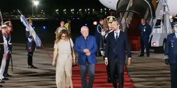 Lula da Silva llegó a la Argentina para participar en la cumbre de la CELAC