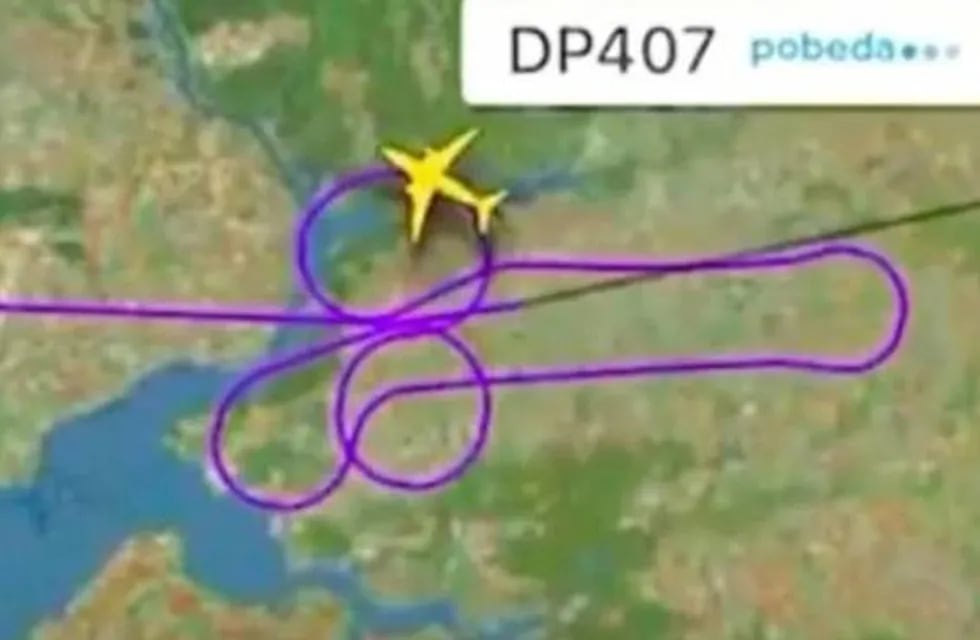 Dos pilotos, investigados por hacer este dibujo con la ruta de su Boing 737