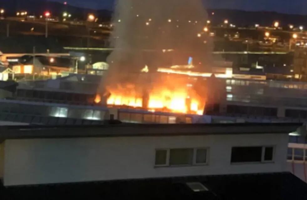 Incendio en el hospital de Ushuaia