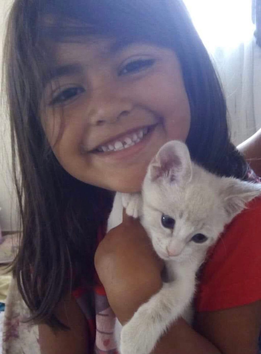 Guadalupe Lucero, la niña que desapareció el pasado 14 de junio del barrio 544 Viviendas de San Luis.