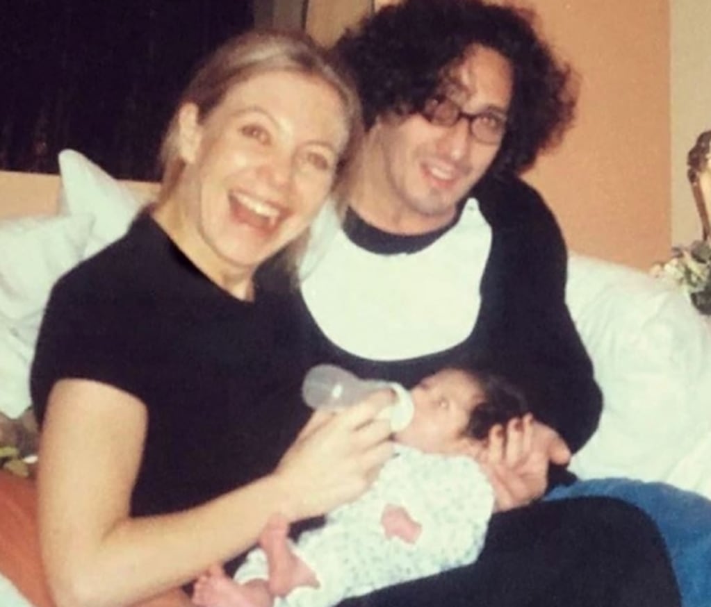 Cecilia Roth y Fito Páez junto a su hijo (Archivo)