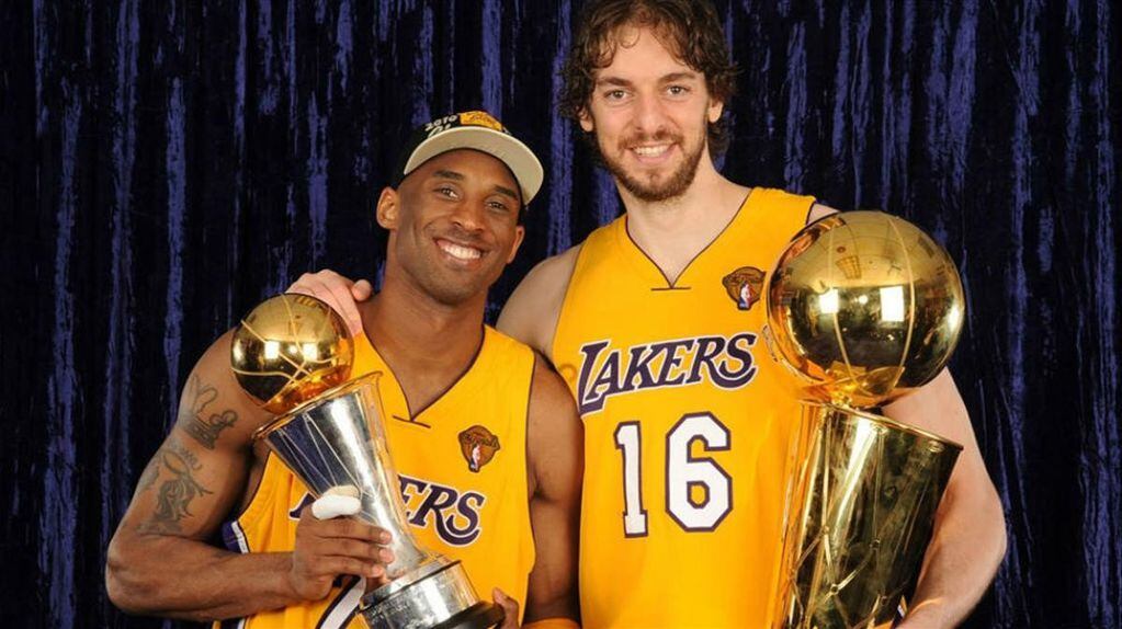 El español fue campeón de la NBA de la mano de Kobe.