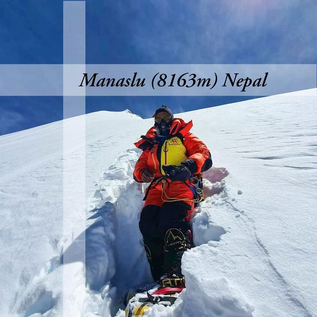 Homenajearán a Nacho Lucero en Mendoza y en Nepal: el emotivo recuerdo de quien lo acompañó al Manaslu luego del ACV. Foto: Gentileza Vijay