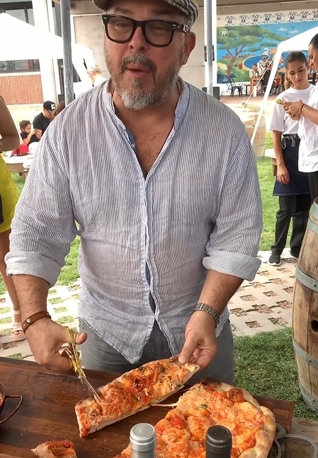 Donato celebró su cumpleaños en Mendoza y compartió los secretos de la pizza “preferida de los pizzeros”. Fuente: Instagram