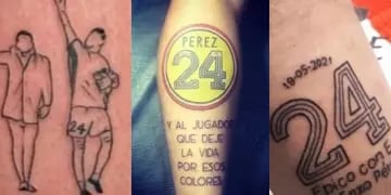 Tatuajes de con Enzo Pérez