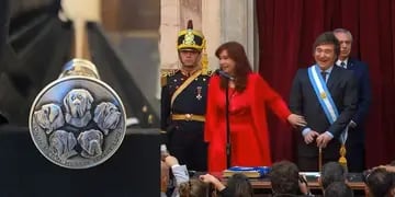 Risas entre Javier Milei y Cristina Kirchner