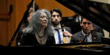 Martha Argerich, ovacionada en la Sala de las Américas (Facundo Luque)