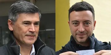 Passerini y De Loredo, al votar este domingo en Córdoba (Ramiro Pereyra/LaVoz).