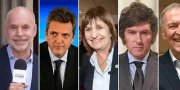 Los cinco candidatos presidenciales que esta semana visitaron Mendoza