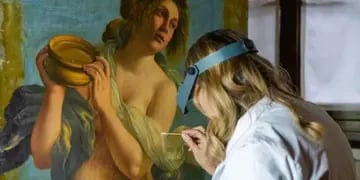 Restauran una pintura feminista del siglo XVII que había sido censurada por mostrar un desnudo