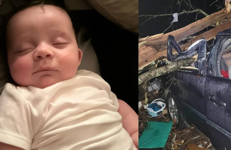 Luego de lo sucedido, Sydney Moore compartió en sus redes fotos de sus dos hijos a salvo.