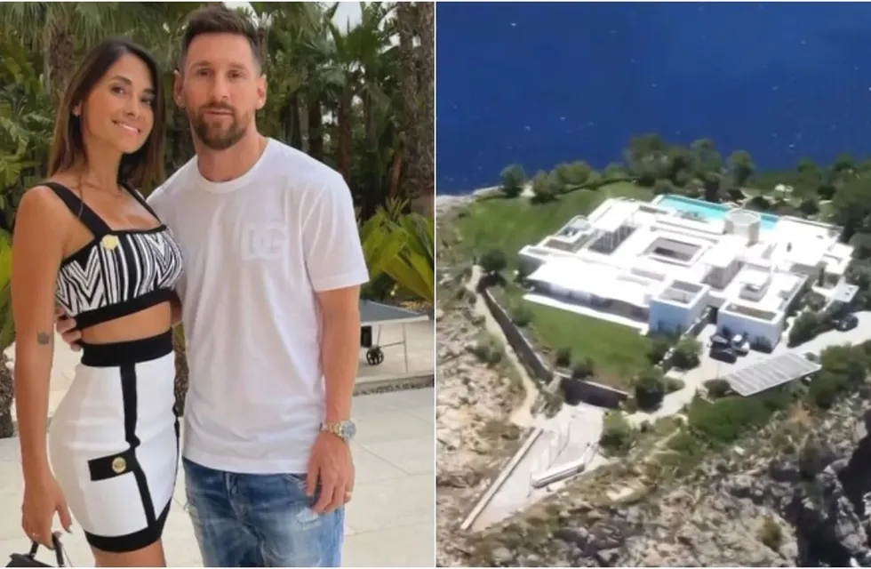 Esta es la mansión de Leo Messi en Ibiza.