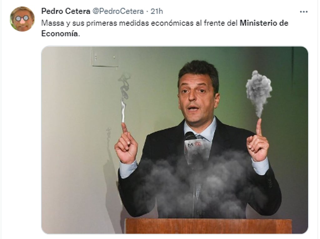 Tras la salida de Batakis del ministerio de Economía y la asunción de Sergio Massa, estallaron los memes en las redes sociales.