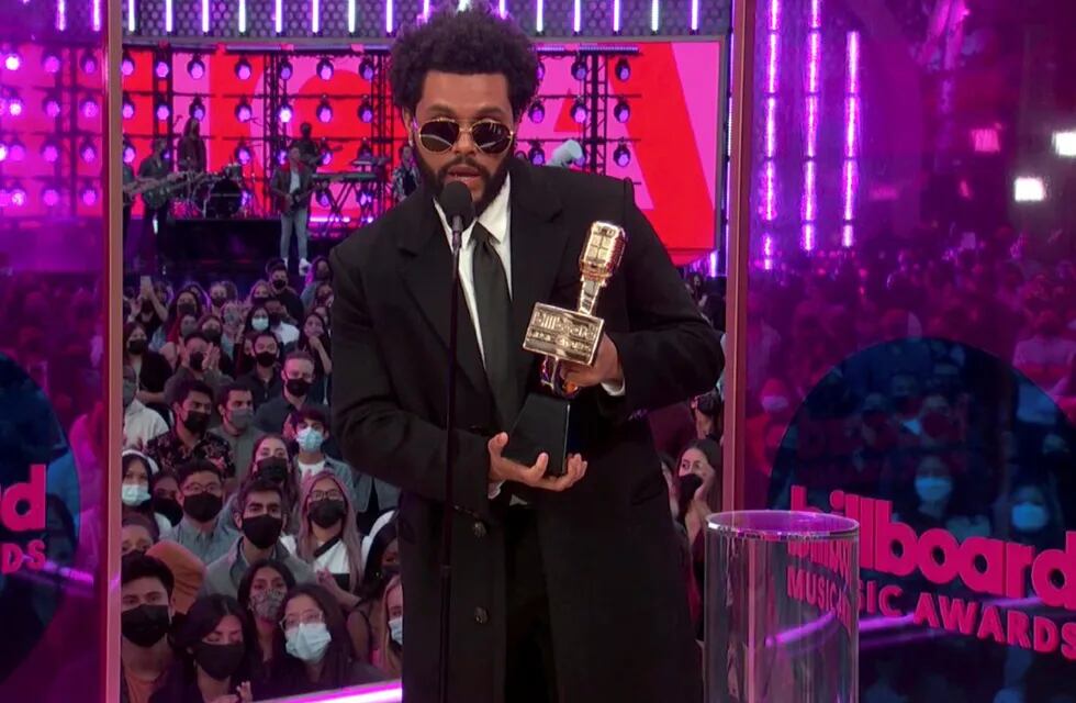 The Weeknd en los Premios Billboard. (AP)