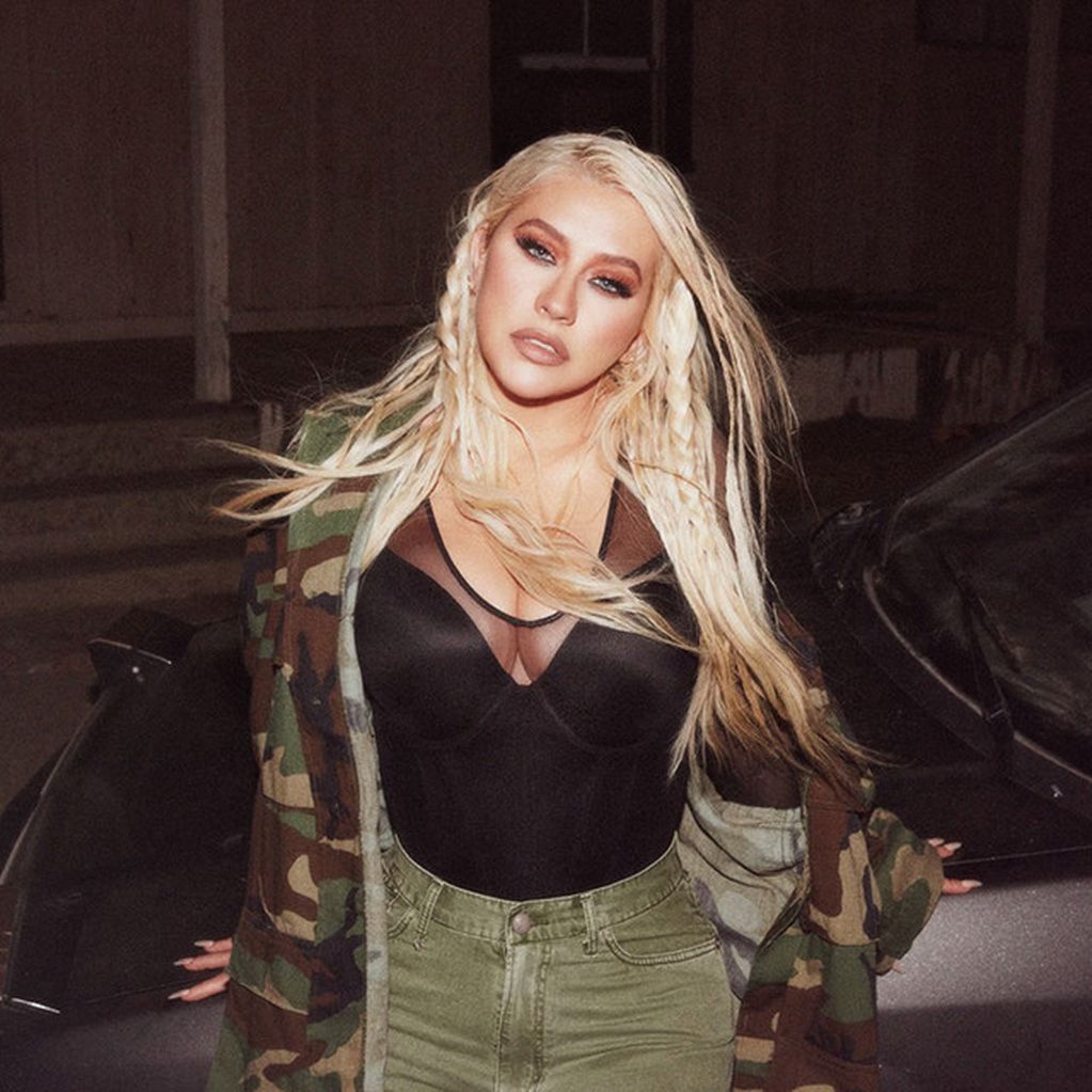 Christina Aguilera paralizó la web con una foto en topless