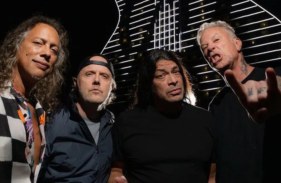 La banda Metallica, liderada por James Hetfield. (Foto de Instagram @metallica)