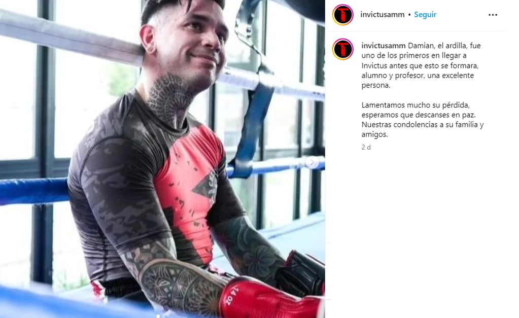 Murió el influencer y deportista Damián González Almirón - Instagram