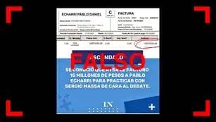 Es falso que AySA le pagó a Pablo Echarri $ 15 millones y la supuesta noticia no fue publicada por LN+