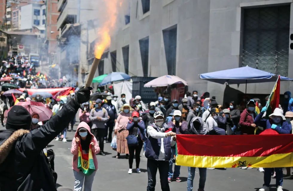 Protestas y paro en Bolivia