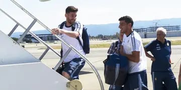 Messi y Guzmán.
