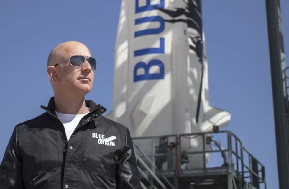 La compañía de Bezos llevará astronautas a la Luna. Foto: archivo